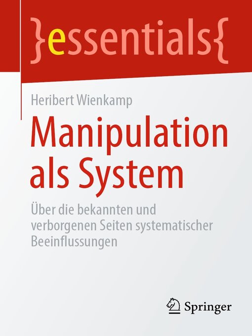 Title details for Manipulation als System by Heribert Wienkamp - Available